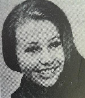 Jenny Curtis as a student